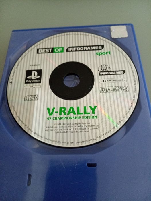 Jogo PS1 V-Rally 97 Championship Edition	Playstation 1 - PS1