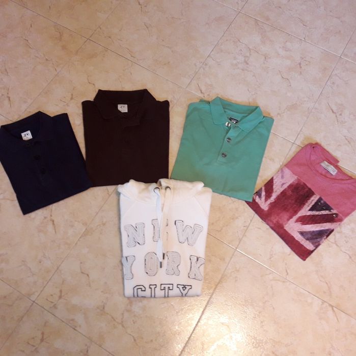 Lote 5 Sweaters criança 11-12 anos