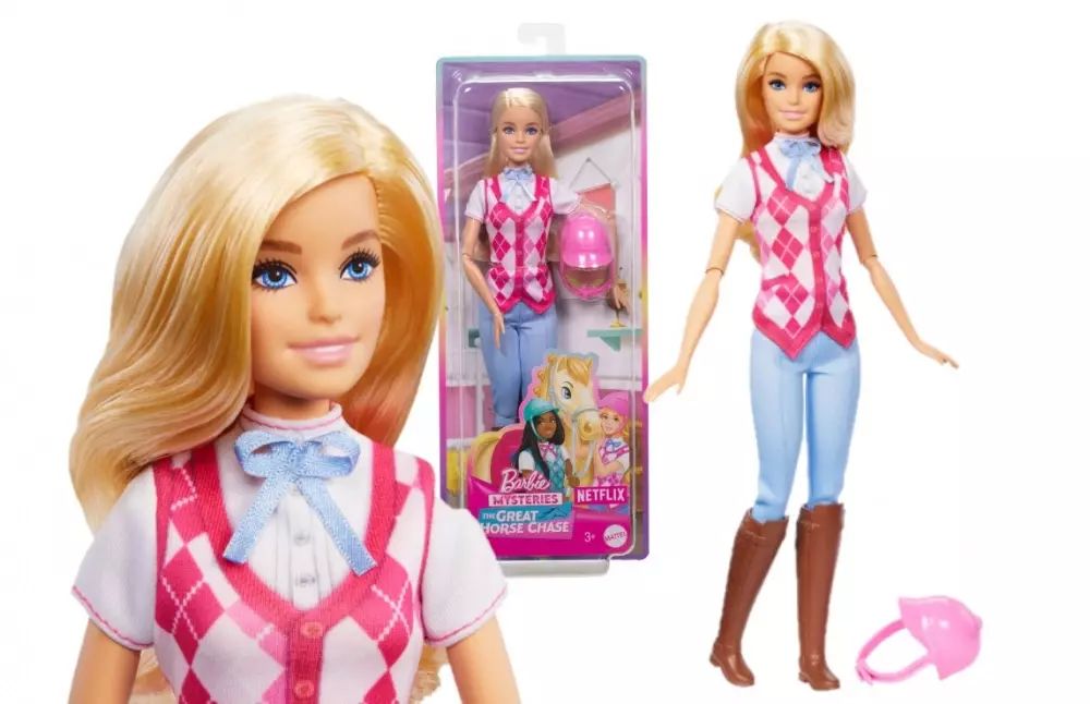 Barbie. Hxj38 Dżokejka Malibu. Nowy Produkt
