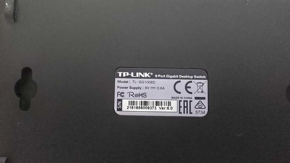 Switch TP-LINK TL-SG1008D