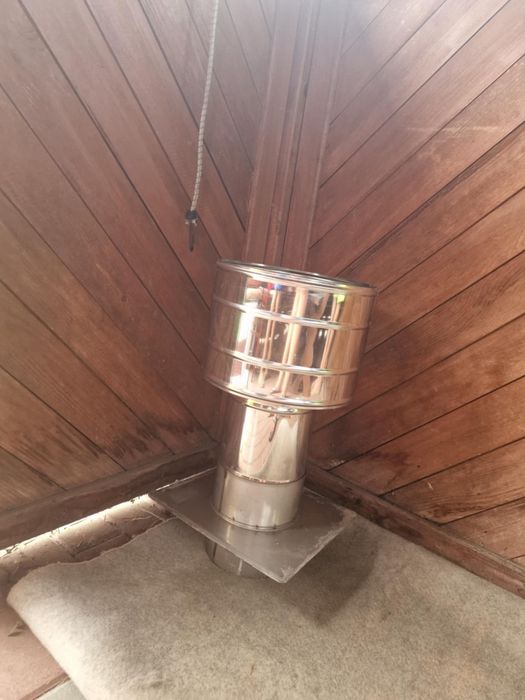 Nasada kominowa nierdzewna