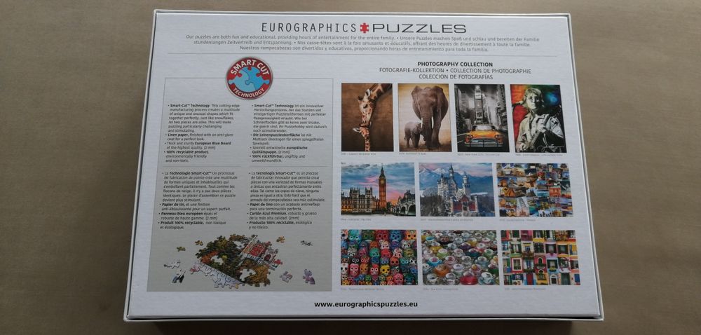 Puzzle Eurographics Walizki świata 1000 kompletne