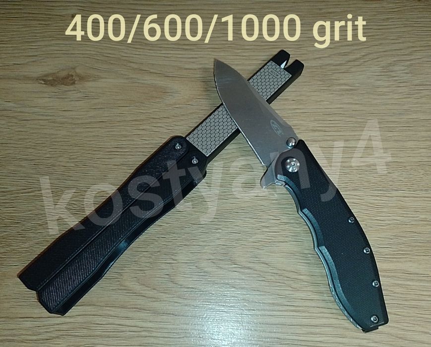 Точилка для ножей складная 400/600/1000 grit (алмаз + керамика)