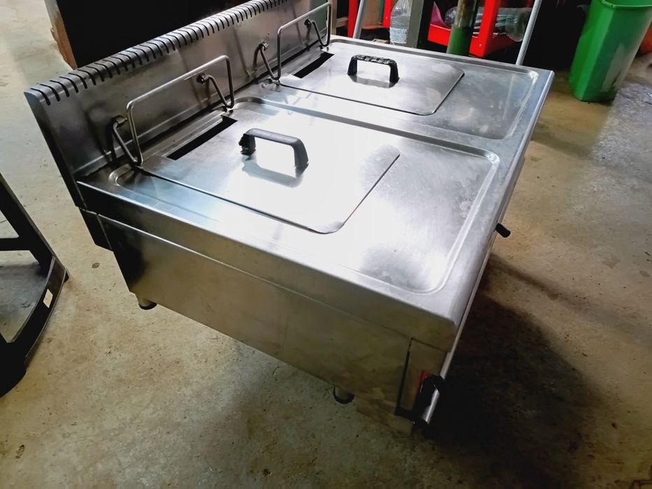 Fritadeira a gás dupla 10 litros