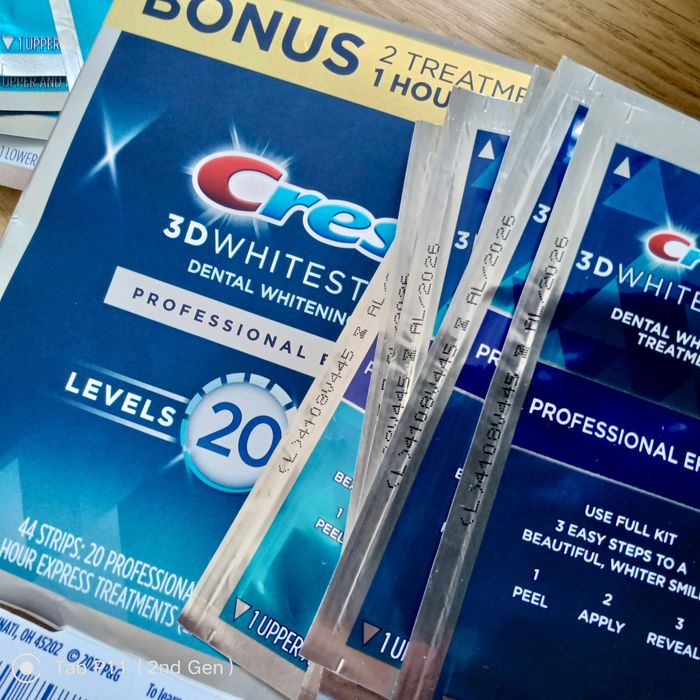 Paski wybielające zęby Crest 20 Levels oryginalne z USA