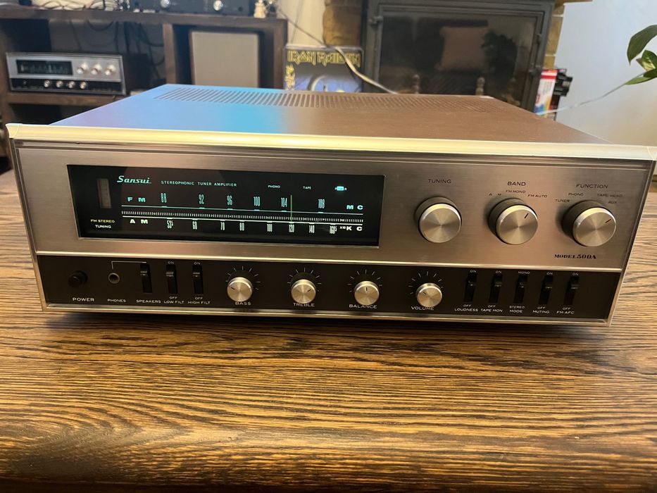 Sansui 500a amplituner lampowy