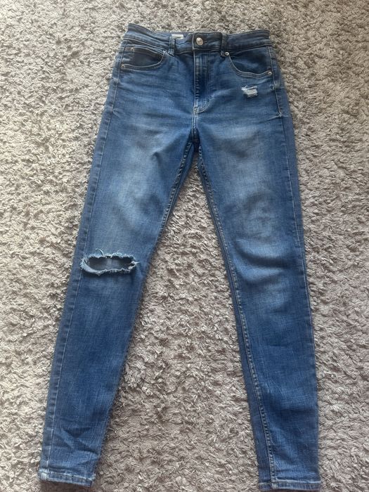 spodnie rurki jeans