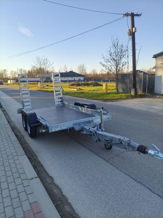 DMC 3500 kg mocna przyczepa pod minikoparkę wozidlo walec i inne maszy