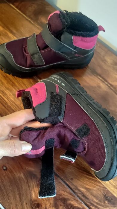 Buty ocieplane trekingowe śniegowce Quechua