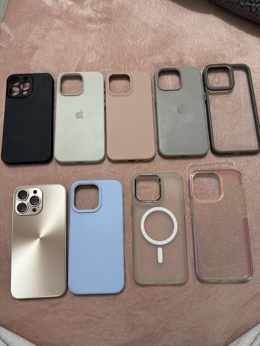 Vendo kit de capas para iphone 15 pro max