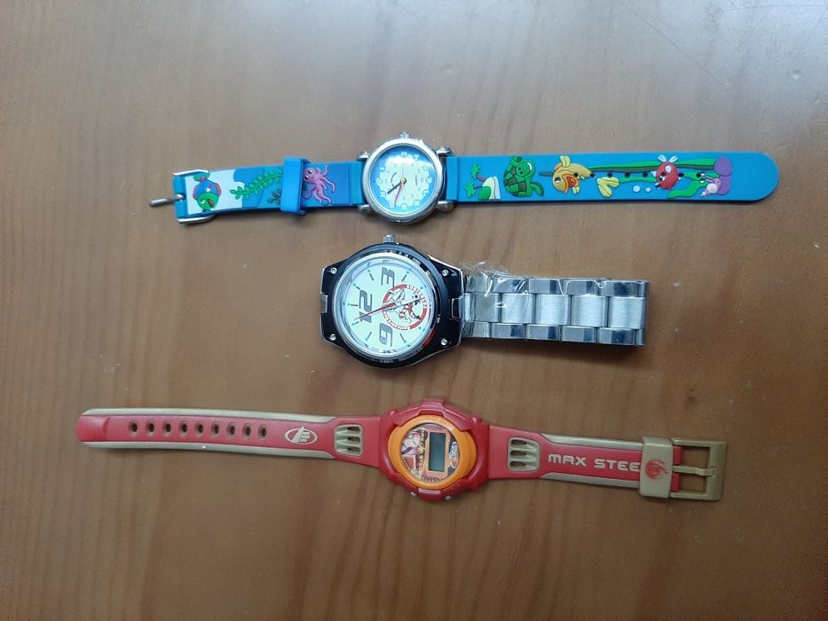 Relógios a funcionar