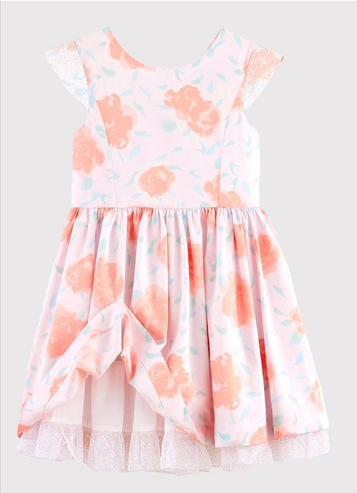 PETIT BATEAU bardzo elegancka naturalna Sukienka  116r