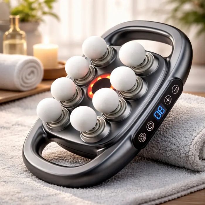 Масажер для тіла з 8 голівками , масажер