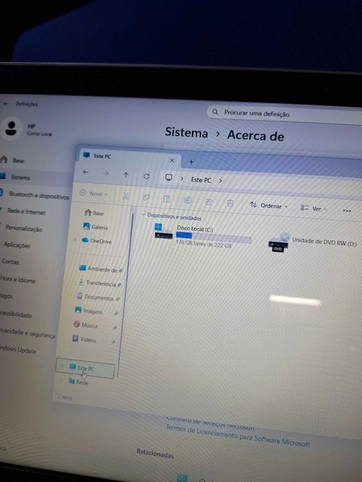 HP AMD A9 12GBRAM TelaTouch Disco SSD windows 11