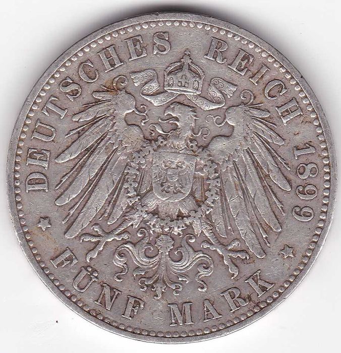 5 marek 1899 E Saksonia Albert