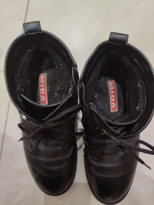 Чоботи шкіряні зимові Mida