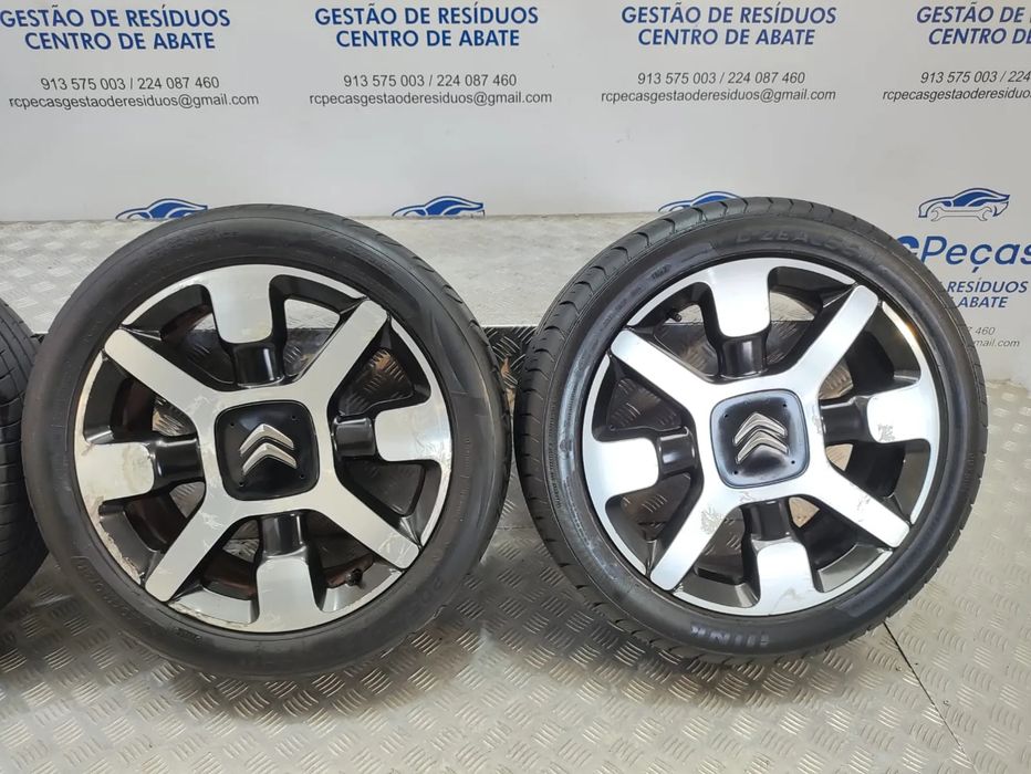 Conjunto jantes 17 originais Citroen C4 Cactus 6,5J ET19 4x108