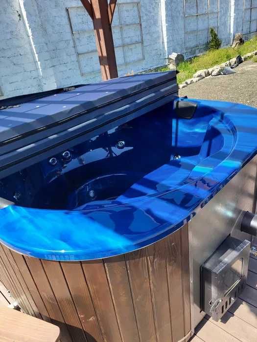 Вулична купель. SPA-купель для відпочинку. Банний чан  з підігрівом.