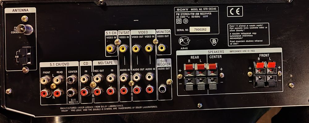 Amplituner Sony STR-DE345