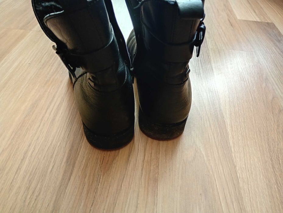 Skórzane trzewiki Ecco rozmiar 39