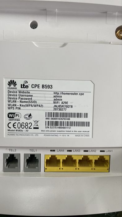 Huawei 4G LTE C/ NOVO - Livre + 2 antenas!!