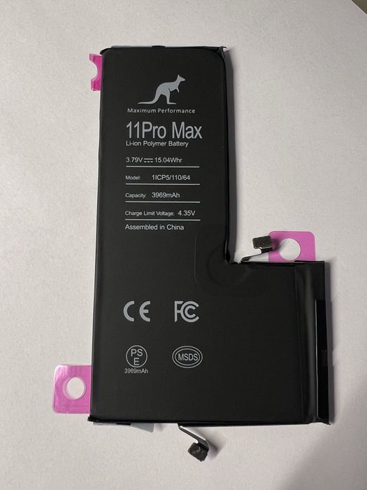 NOWA Bateria do iPhone 11 Pro Max + Taśma Montażowa