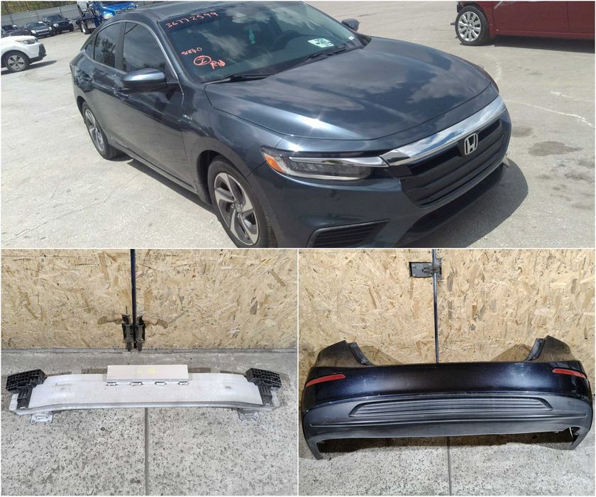 Бампер задний в сборе ,усилитель Honda Insight EX LX Touring 1.5 18-22г Инсайт Hybrid запчасти Разборка