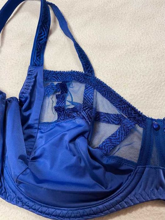 Louisa Bracq Paris Blue Satin Saphir 32GG 70GG 70H 65H Empreinte Aubad