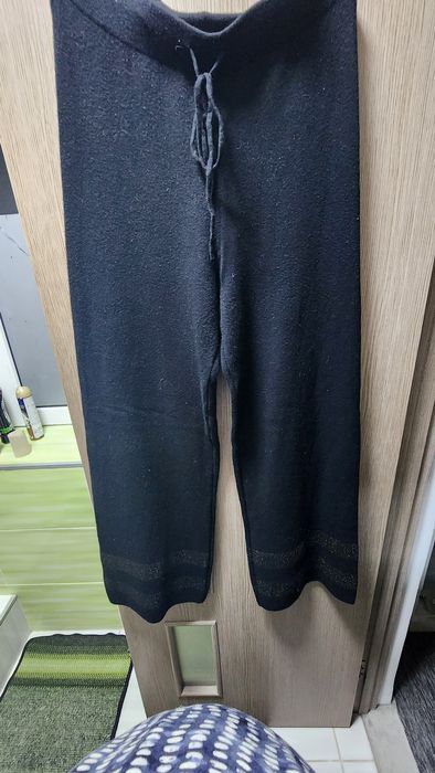 Костюм ангора кашемир ,штани палаццо с рюлексом