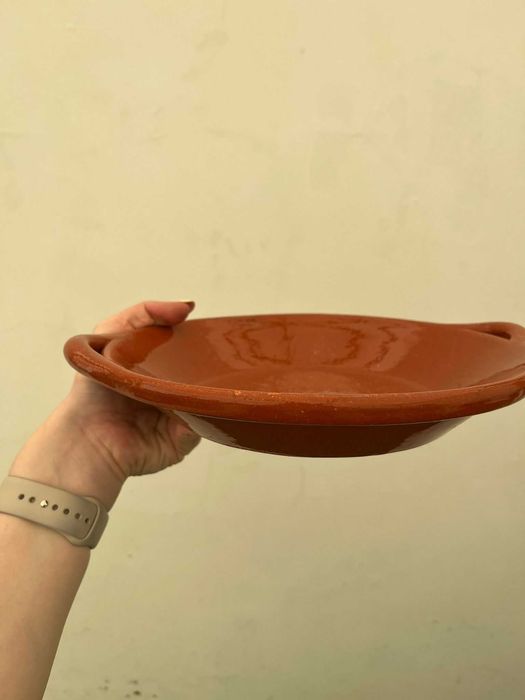 Prato com Asas em Barro