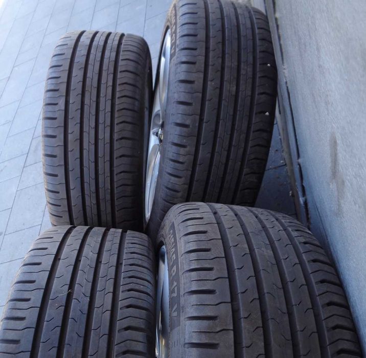 Oryginalne alufelgi Opel 17 cali 4x100 Corsa Astra Meriva, opony 7,5mm