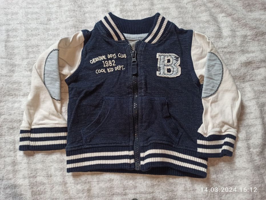 3 bluzy chłopięce 80