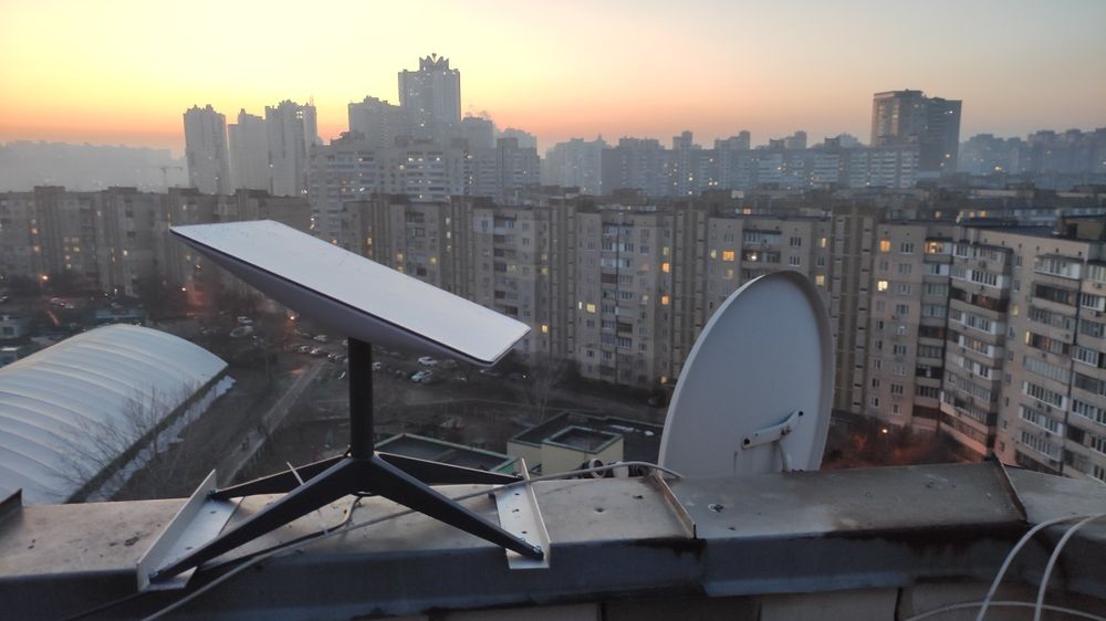 Монтаж старлинк Встановлення старлінк  Установка Starlink Starmax