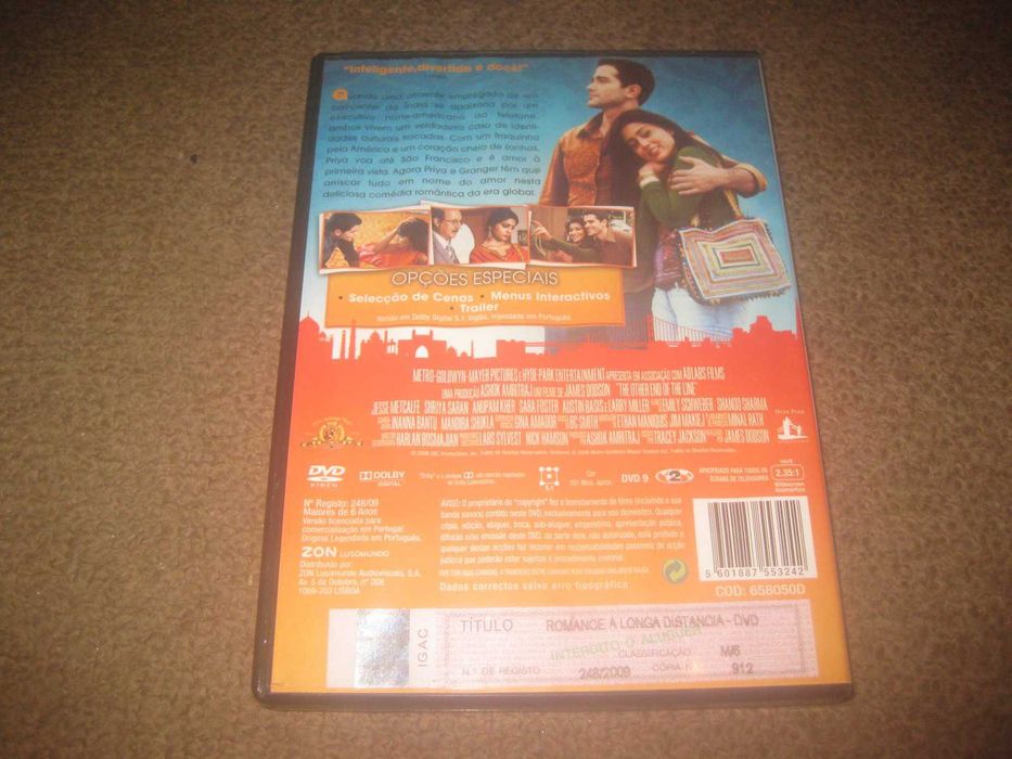 DVD "Romance a Longa Distância" com Jesse Metcalfe/Raro!
