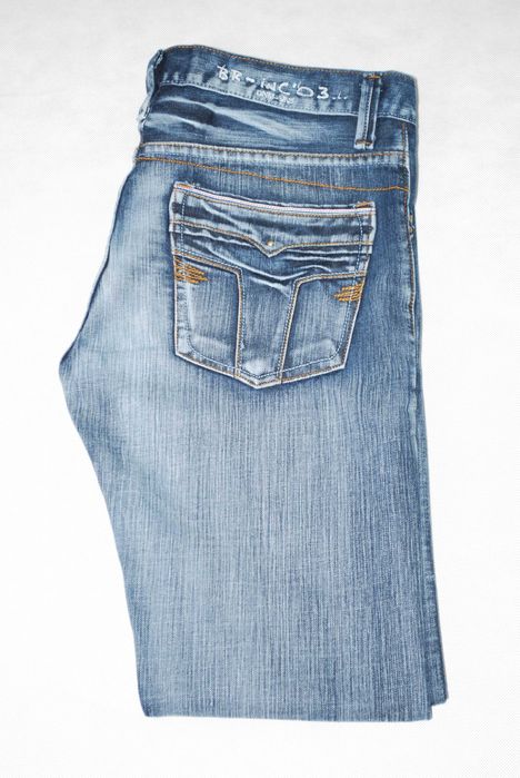 Jeansy krój prosty szeroki B You Can 481-2 pas 92, 86, 84, 80