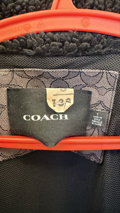 Трендова куртка-шерпа Coach (фліс)