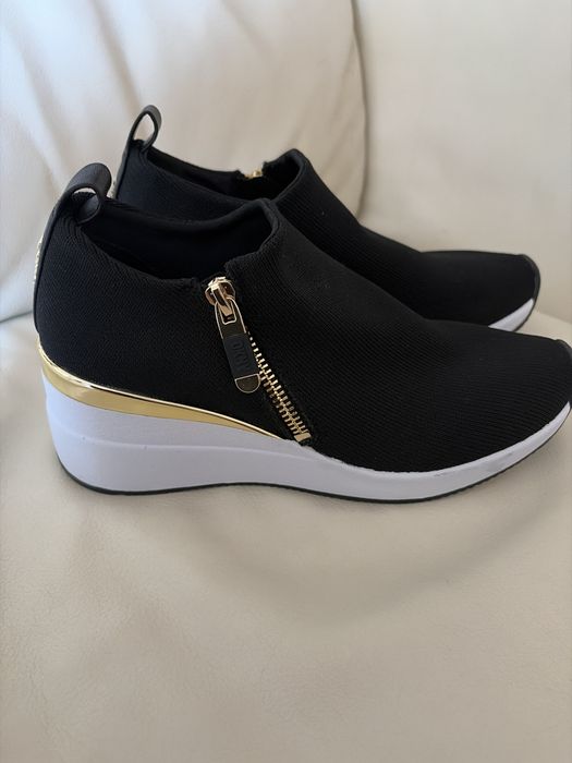 DKNY buty trampki sneakersy koturn