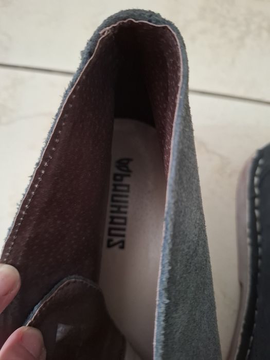 Buty BAUHAUS skórzane zamszowe nowe 46