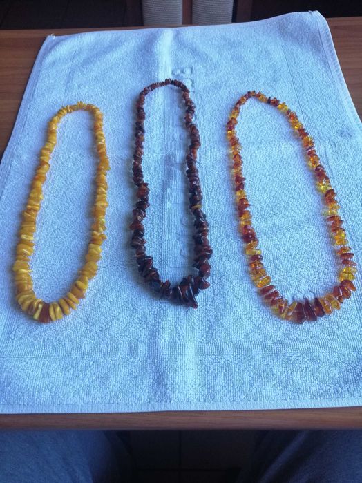 Naszyjniki z bursztynu