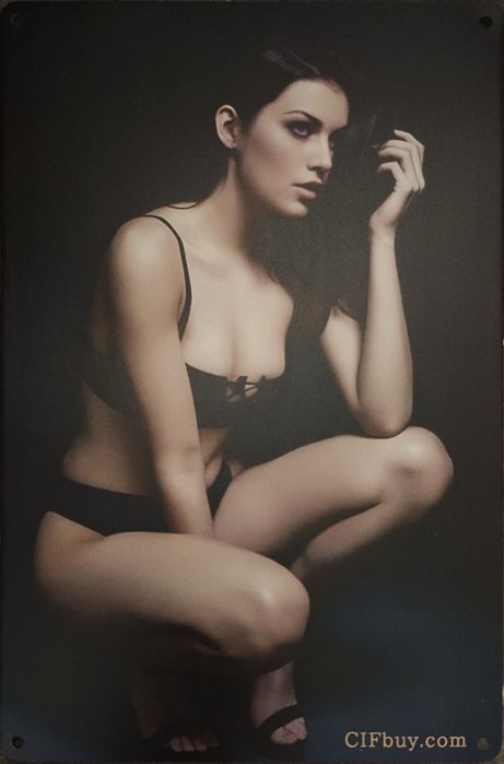 Akt kobiecy zawieszka poster grafika szyld plakat