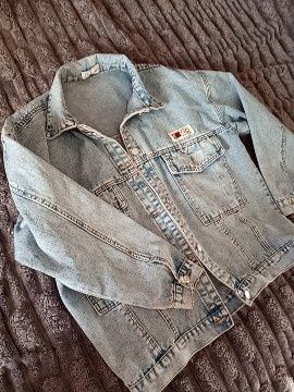 Джинсовий піджак, куртка р.56-58