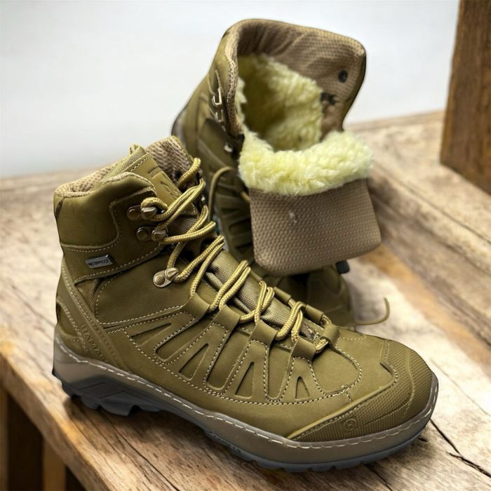 Ботинки зимові тактичні хутро штучне натуральне Гортекс/демісез 40-46