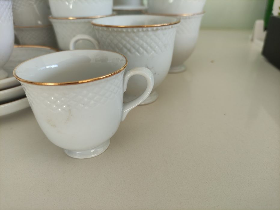 Serviço de chá de café em Porcelana Royal China