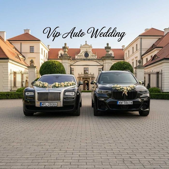 Luksusowe Auto do Ślubu | Rolls-Royce Ghost & BMW X7 z Eleganckim Szoferem [Płock i okolice]