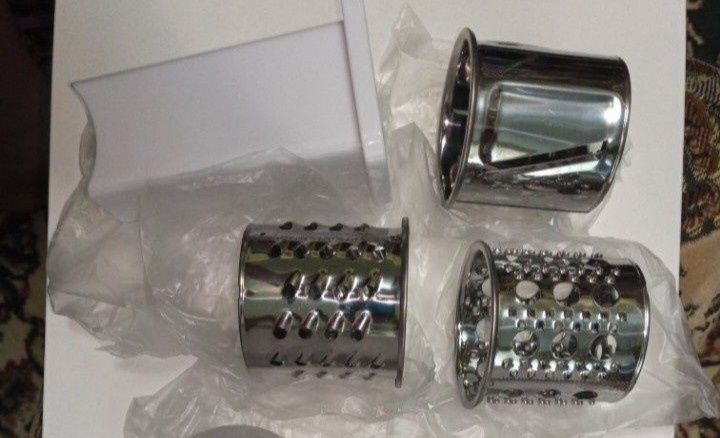 Ножи.Тёрки.Дополнительные насадки для мясорубки ( типа rotex ).
Тёрки