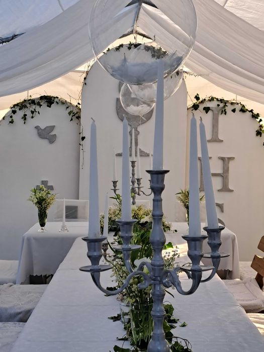 Dekoracje okolicznościowe/ sala, kościół, plener