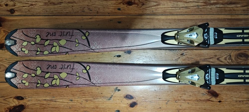 Narty  Head first  one 156cm +  wiązania  one sl90 damskie