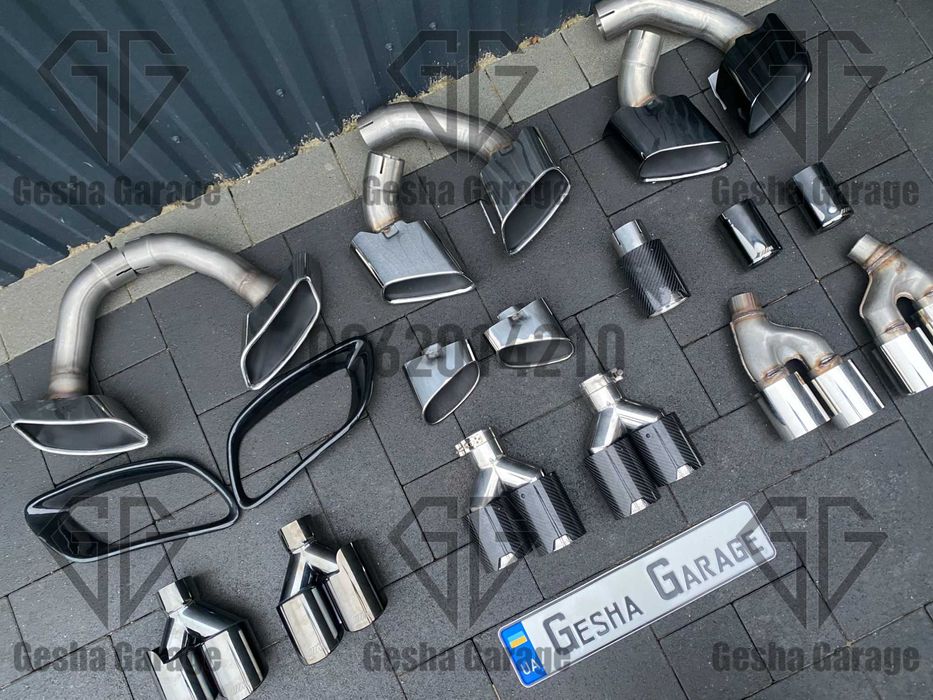 Насадки на выхлопную BMW БМВ E70 E71 F10 F11 F15 G30 G31 в наличии