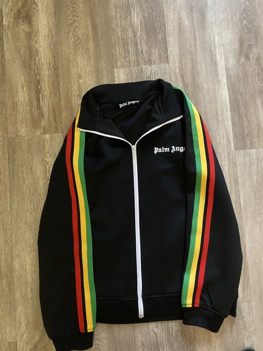 palm angels zip hoodie