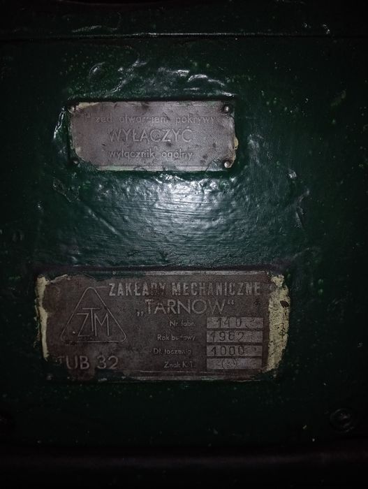 Tokarka tub 32 w ciągłym użytkowaniu